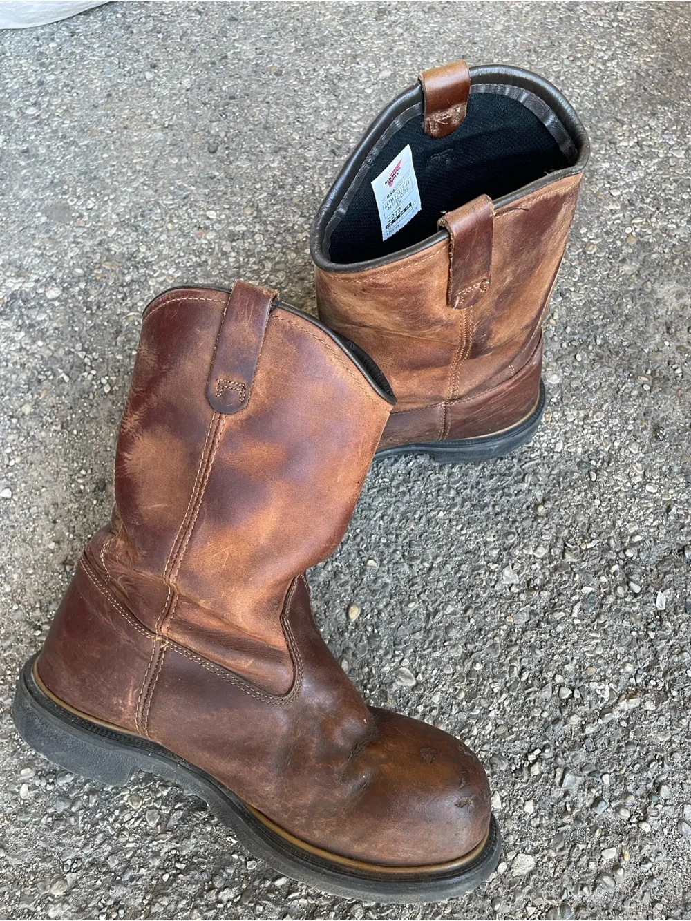 Red Wing 2272 DynaForce Mens Brown Leather Steel Toe Work Boots Size 11 E2